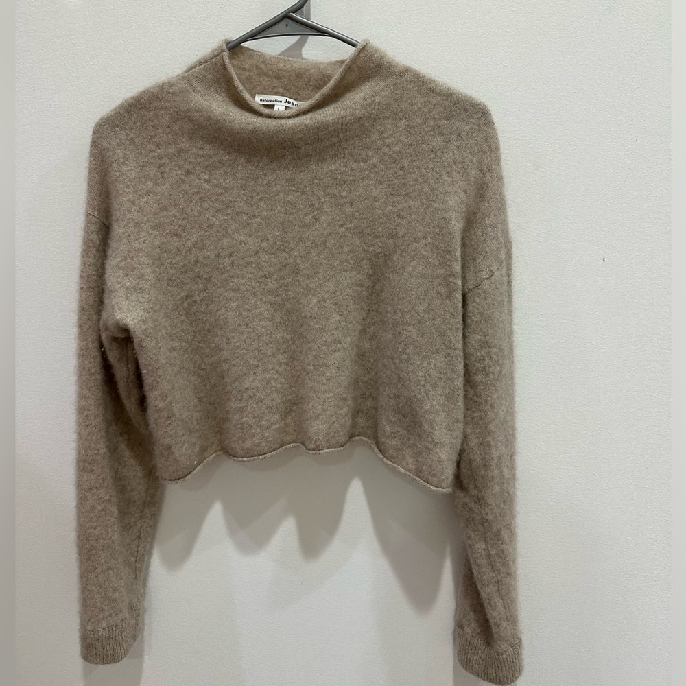 Reformation Tan Sweater